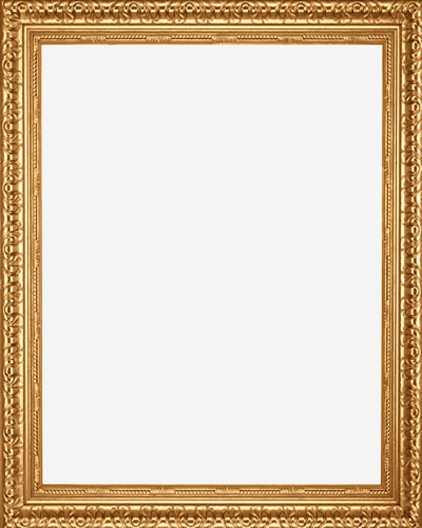 Framed Dry Erase Board 20" x 24" - with Antique Gold Finish Frame