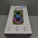 Bluetooth Speaker 160W Loud Wireless Outdoor Portable Big Powerful Deep Bass Sound TWS Large Home Party Speakers with Subwoofer LED Lights (Green)