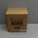 Otis Classic Swing Top Glass Bottles - Set of 6, 16oz w/Marker & Labels - Clear Bottle with Caps for Juice, Water, Kombucha, Wine, Beer Brewing, Kefir Milk or Eggnog