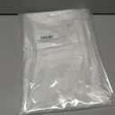 2 x YellyHommy Clear Waterproof Plastic Snap in Shower Curtain Liner Replacement with 2 Magnets 71" W x 66" L for 72" W x 87" L Transparent