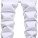 JUNBAOSS Men's Slim Fit Jeans Stretch Ripped Skinny Jeans for Men, Fashion Straight Leg Comfort Flex Waist Casual Pants 32