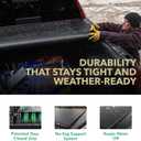 Gator Soft Roll Up Truck Bed Tonneau Cover - Easy-to-Install - No-Drill Installation - Durable Vinyl Roll Up Tonneau Cover - Low-Profile Design - 2019-2026 Chevy/GMC Silverado/Sierra 6'7" Bed