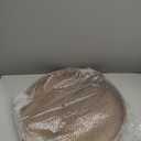 Ottoman Tray with Handles, 20 Inches Round Large Tray for Ottoman Wooden Serving Tray Decorative Trays for Living Room Wooden Trays for Party, Dinner, Breakfast, Appetizers, Entertaining Guests