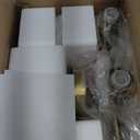 3-Light Bathroom Vanity Light, Modern Brushed Gold Wall Lights with Clear Glass Shades, Bathroom Wall Sconce Lamp for Mirror Living Room Bedroom Hallway