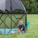 Baby Delight Go with Me Eclipse Deluxe Playard, Watercolor Stripe Base