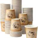 Clawsoff 300 Pack 6 oz Small Coffee Cups, Disposable Paper Espresso Cups for Hot/Cold Drinks, Office, Home, Shop, Event