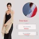 Shawls and Wraps for Evening Dresses Sheer Chiffon Women Elegant Soft Silky Wraps Wedding Bridal Scarf