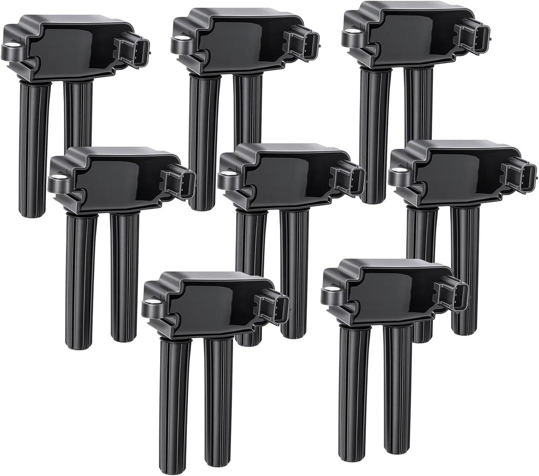 8PCS Ignition Coil Pack 5.7L V8 HEMI Compatible with Dodge Ram 1500 2500 3500 Charger Durango Chrysler 300 Jeep Grand Cherokee 2006 2007 2008 2009 2010 2011 2012 2013 2014 2015 2016 2017, UF504