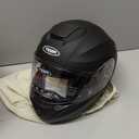 YEMA Modular Motorcycle Helmets, DOT Approved Full Face Motorcycle Helmet with with Flip Up Dual Visor for Men & Women - Street, Scooter, ATV, E-Bike (L (58-59 cm))