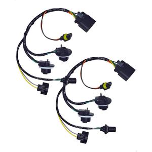 2-Pack Headlight Wiring Harness Compatible with GMC Sierra 1500 2500HD 3500HD 2007 2008 2009 2010 2011 2012 2013 2014 Replacement for 15841610