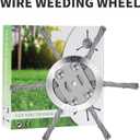 Steel Wire Grass Trimmer Head, 6 Inch Metal Weed Eater Blade Replacement for Electric Battery Powered Cordless String Trimmer (1, 3 Blades)