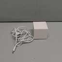 Digital Alarm Clock, with Wooden Electronic LED Time Display, 3 Alarm, 2.5-inch Cubic Small Mini Wood Made Electric Clocks for Bedroom, Bedside, Desk, White