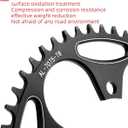 110/130 BCD Chainring 36/38/40/42/44/46/48/50/52/54/56/58/60T 5 Screws Round Narrow Wide Bicycle Chainring for 9/10/11 Speed Road Bike Folding Bicycle