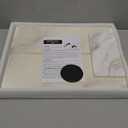 Large Stone Dish Drying Mat for Kitchen Counter, 2 PCS Quick Dry Stone Mats, Foldable Water Absorbing Diatomaceous Earth Drying Dishes Pad for Countertop Bottle Utensil Cup(Yellow White 24"x16"&8"x4")