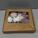 Ling's moment Fake Flowers Box, Faux Artificial Greenery Stems Foam Roses Gardenia Silk Dahlia Fabic Flower for Centerpieces Bouquet Wedding Vase Decorations, Marsala & Soft Peach, Grand Combo