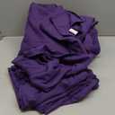 Amazon Basics Lightweight Super Soft Easy Care Wrinkle Free Breathable Microfiber 4-Piece Bed Sheet Set with 14-Inch Deep Pockets, King, Plum, Solid