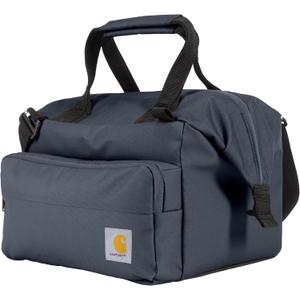 Carhartt Thick Foam Fully Insulated Cold Front Coolers, Premium Ice Retention, Durable Water Resistant Material W/Front Zippered Pocket (Bluestone)