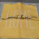 AVOIN colorlife Home Sweet Home Sunflower Yellow Throw Pillow Covers, 16x16 Inch Summer Seasonal Decorations Set of 4