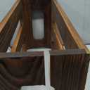 Goaste 4 Pairs Wood Boot Rack Organizer, Free Standing Wooden Shoe Racks, Natural Brown Shoe Cabinet Storage for Tall Boots, Entryway, Bedroom, Patio Outdoor, Hallway, Porch