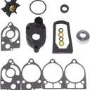 77177A3 Water Pump Impeller Kit Compatible with Mercury 30 35 40 45 50 60 70 HP 2 Stroke Outboards Replacement 46-77177A3 18-3324
