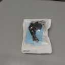 4 x Leather Badge Holder and Adjustable Retractable Lanyards, Quick Release Buckle and Safety Breakaway Lanyards with Swivel Metal Clasp for Offices, Staff, Students, Employees (1 Pack, Sa-light Blue)