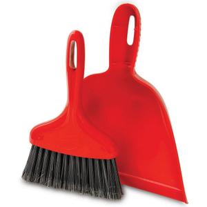 DUST PAN W/WHISK BROOM