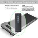 Treadmill Remote Control Replacement Compatible with Walking Pad Q1 Only, Remote Control Replacement (Confirm Old Remote Matches Image).