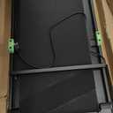 Walking Pad with Incline, Akluer Incline Treadmills for Home, 2.5 HP Under Desk Treadmill Small with Remote Control, Walking Pad Small Treadmill with LED Display (Black)