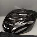  Adult Bike Helmet, Adjustable Multi-Sport Protective Mountain Road Helmet for Men, Black, One-size