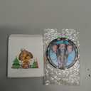 Touber Christmas Ornament, Elephant Christmas Ornaments for Tree, Christmas Tree Decor, Holiday Ornament