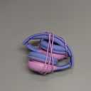 ADOOPE Wired Kids Headphones with USB C Plug, 85dB Safe Volume, Adjustable Headband, Tangle-Free Cord Headphones for School, Tablet, Travel (Light Purple & Pink, Without Microphone)