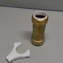 SharkBite 1 Inch PVC Slip Coupling, Push to Connect Brass Plumbing Fitting, PVC Pipe, UIP3020A