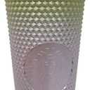 Starbucks Fall 2024 Green & Purple Studded Gradient Cold Cup Tumbler, Venti 24oz
