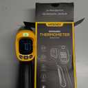 Infrared Thermometer Temperature Gun -58F ~932F, Digital Laser Thermometer Gun for Cooking, Pizza Oven, Grill & Engine, IR Thermometer Temp Gun with Adjustable Emissivity & Max-Min Measure (Yellow)