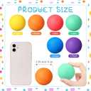 Gejoy 24 Pieces Soft Foam Balls Bulk Lightweight Mini Balls for Safe Indoor Toys Fun Assorted Colors Sponge Balls Birthday Party Favors Bag Gifts for Boys and Girls, 2.36 Inch
