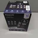 Panasonic Cordless Phone with Advanced Call Block, Link2Cell Bluetooth, One-Ring Scam Alert, and 2-Way Recording, Answering Machine, 4 Handsets - KX-TGF944B (Black)