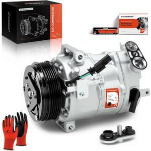 A-Premium Air Conditioner AC Compressor with Clutch Compatible with Chevrolet Malibu 1.5L 2016-2020