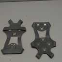 Crampons Anti-Slip Ice Cleats for Boots Shoes Shoe Spikes Snow Grips Cleats for Ice and Snow Anti-Slip Rubber Traction Cleats for Hiking Fishing Walking (Medium)