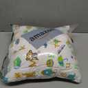 Babebay Toddler Pillow,13x18 Toddler Pillows for Sleeping, Machine Washable Kids Pillow with Soft Cotton Pillowcase, 1 Pack (Animal Letters)