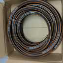 Giraffe Tools Garden Hose 5/8", Custom Length, Heavy Duty, No Kink, Flexible, Rubber Garden Hose, Leakproof Water Hose, 600 Burst PSI, 25ft Male to Female Hose