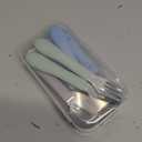 6PCS Toddler Utensils, 316 Stainless Steel Baby Safe Forks + Spoons with Silicone Handle, BPA Free Dishwasher Safe Kids Silverware Cutlery with Box, Bright Orange/Blue/Green (2 Piece Set (Fork, Spoon) - Set of 3)