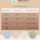 ergoPouch Cocoon Swaddle Sack 1.0 TOG - Baby Sleep Sack, Gentle Snug Fit Helps Calm Startle Reflex, Ideal for Arms In/Out Sleeping, Soft Breathable Fabric for Better Sleep (3-6 Months, Dragonflies)