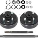 24 Spline Rear Axle and Brake Hub Drum Replacement for EZGO Electric 1982up
