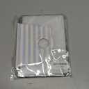 TopPerfekt Case for iPad 11th (A16) 11-inch 2025 / 10th Generation 10.9-inch 2022, Striped Cute Style Case Shockproof Auto Sleep/Wake 360 Degree Rotation Stand Cover Clear Back- Blue