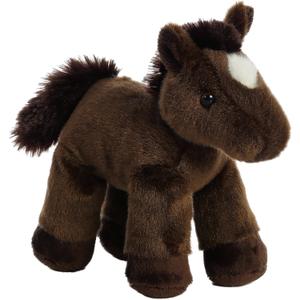 Aurora Adorable Mini Flopsie Chestnut Stuffed Animal - Mini Companions Ready for Playful Adventures - for Kids All Ages, Toddlers, Adults, and Families - Brown 8 Inches