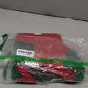 3 Pack Christmas Stocking Red Xmas Stocking, 18 Large Joy Chrsitmas Socks- Xmas Stocking for Holiday and Family Stocking for Fireplace Party Decoration (Red and Green Joy)