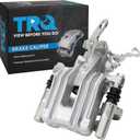 TRQ Rear Left Brake Caliper w/Bracket Drivers Side Compatible with 2010-2013 Audi A3 A3 Quattro 2012-2013 Volkswagen Beetle 2011-2016 Eos 2010-2014 Golf 2011-2014 GTI Jetta 2012-2015 Passat