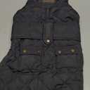 KYEESE Dog Coat Waterproof Dogs Jacket with Fleece Lined Soft Pet Sweater for Cold Weather Warm Pet Winter Puffer Coat with Leash Hole Windproof Dog Coats for Small Dogs Thick Pets Clothes with Pocket (X-Large, 03# Gray)