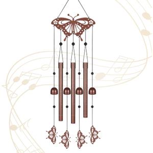 Metals Butterfly Wind Chimes for Outside to Create a Zen Atmosphere Suitable for Outdoor Garden Patio Home Decor,Melodious Melodic Tones Wind Chimes Suitable as A Birthday Gift for Women Mom