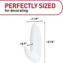 Command Medium Designer Hooks, 9 Hooks and 12 Strips, Damage-Free Hanging Wall Hook with Adhesive Strips, No Tools Great for Hanging, Organization and Storage, Holds up to 3 lb